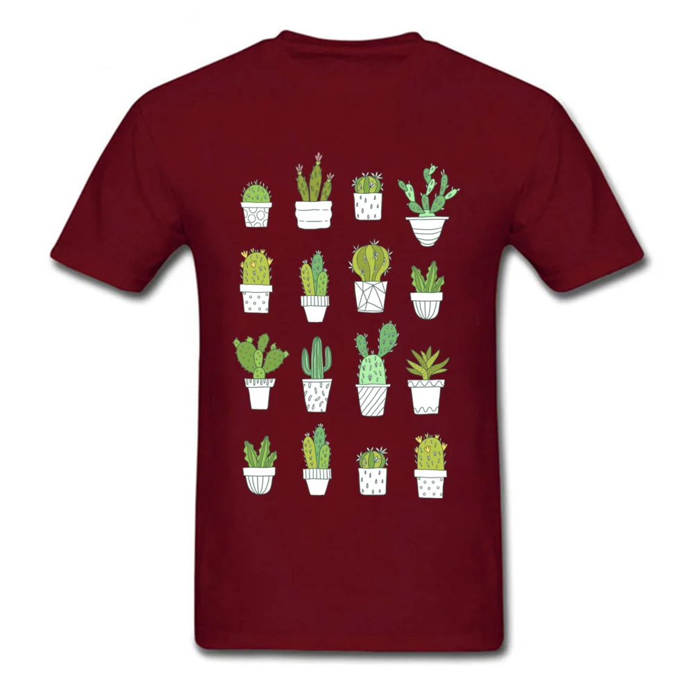

Cactus Tops Tees Men T Shirt Summer Clothing Lovely T-shirt 2018 Newest Crewneck Family Short Sleeve 100% Cotton Fabric TShirt