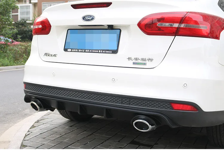 Для Ford Focus задний бампер диффузор протектор для Ford Focus 2013//// средства ухода за кожей комплект бампер спойлер задней крышки задний спойлер
