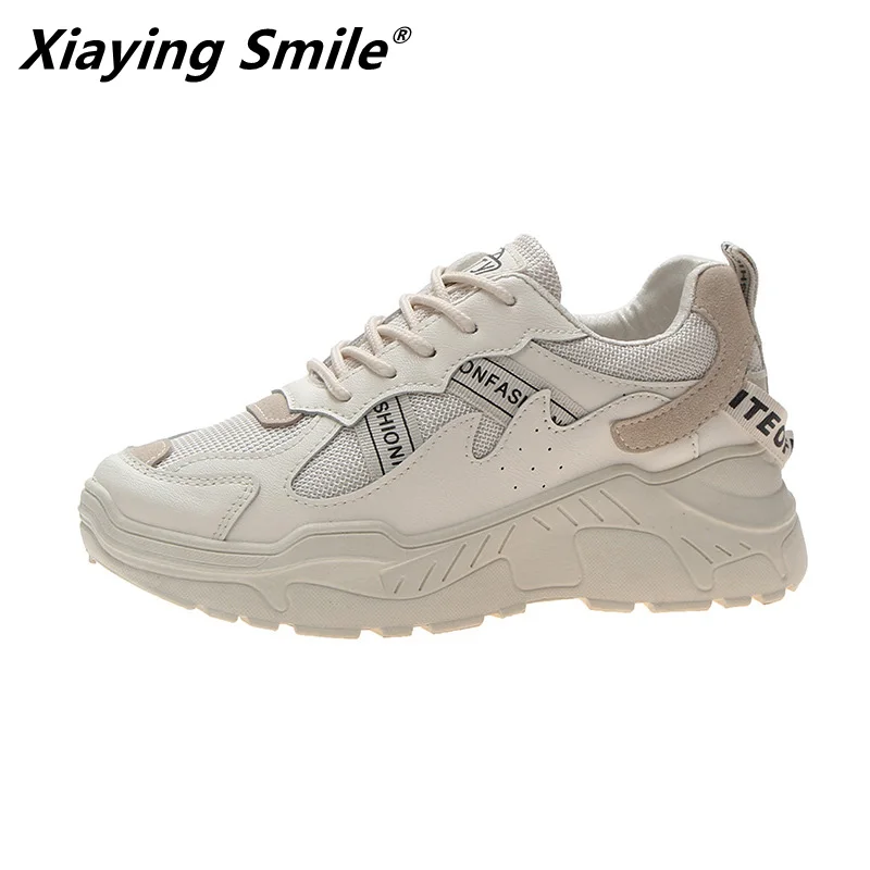 Xiaying Smile/весенние кроссовки для бега в стиле ретро спортивная обувь улицы женские