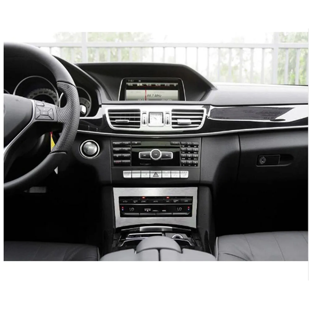 Для Mercedes W212 Benz E-Class E200 E260 E300- Алюминий центр Управление Кондиционер Переключатель Крышки отделкой автомобиль-Стайлинг