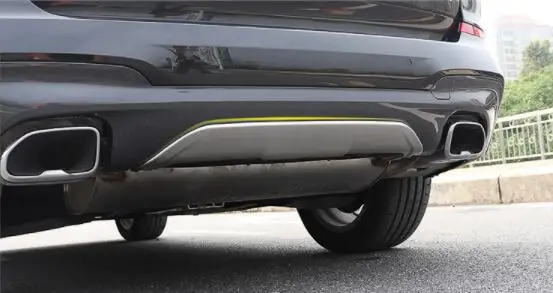 

2009 For BMW New X3 Rear Bar Decoration Bar Rear Bumper Protective Plate Stainless Steel X3 Refitting Special Purpose