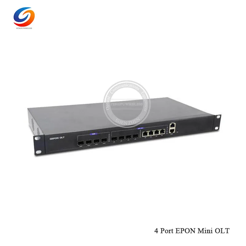 Оптовая продажа с завода 1G EPON 4 PON порта SFP модулем сетевой порт uplink ethernet olt OLT onu |