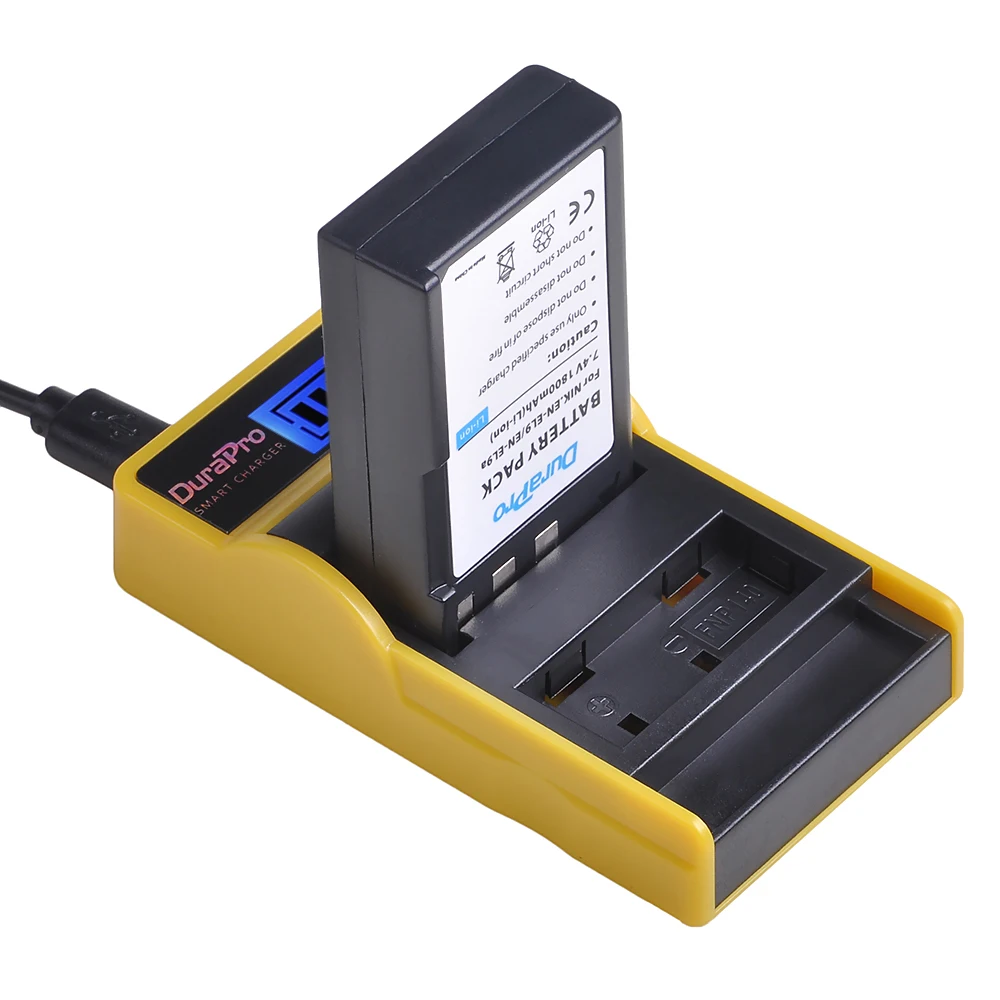1800 мАч EN-EL9 EN EL9 ENEL9 аккумуляторная батарея + ЖК-USB одно зарядное устройство для