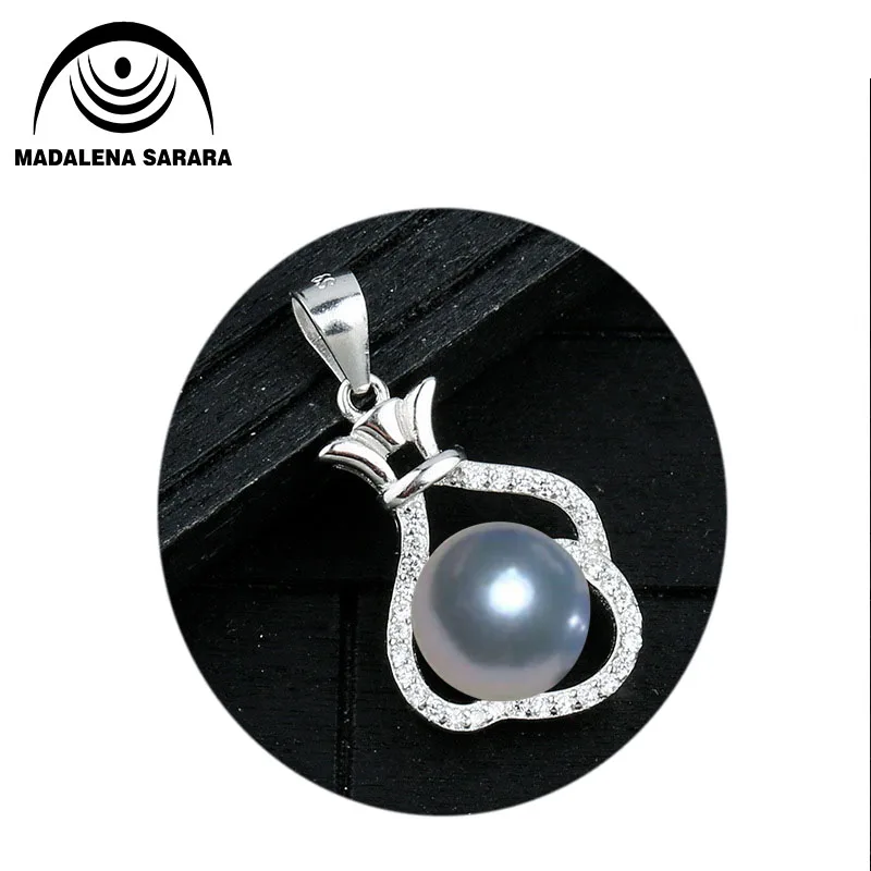 MADALENA SARARA 925 пробы серебро и пресноводный жемчуг класса ААА кулон ожерелье хвост