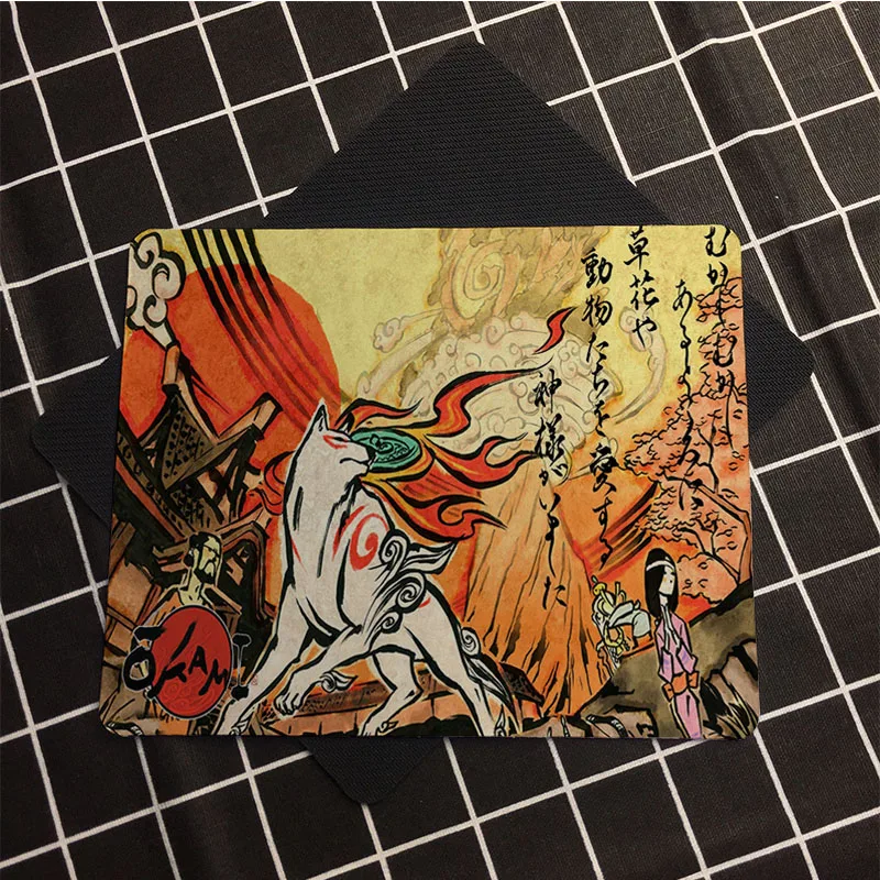 Фантастический Okami огненный красный с девятью хвостами лиса персонализированный