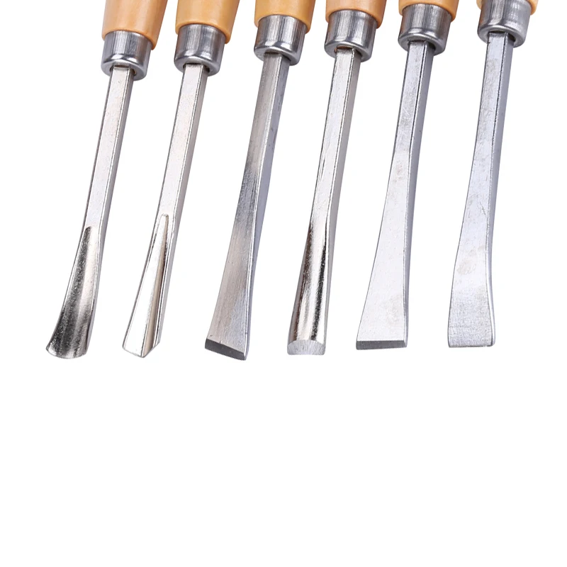 

6pcs/lot Wood Carving Chisel Ciseau Beitel Woodworking Tools Sculpture Carpenter Tools Wood Carving Tools Set