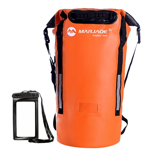 Orange 40L MARJAQE 40L Muitifunctional прочный Сверхлегкий Рафтинг Кемпинг походный плавательный водонепроницаемый мешок сухая сумка наборы для путешествий на открытом воздухе - Цвет: Orange 40L