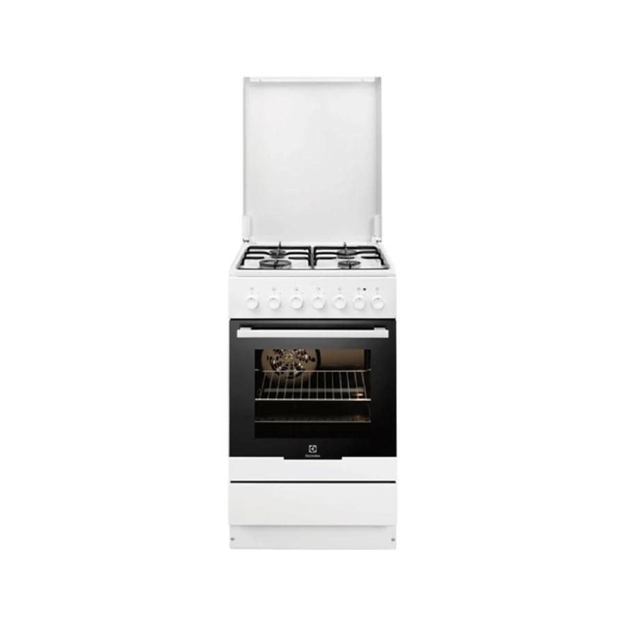 Электрическая плита с газовой варочной поверхностью Electrolux EKK951301W | Бытовая