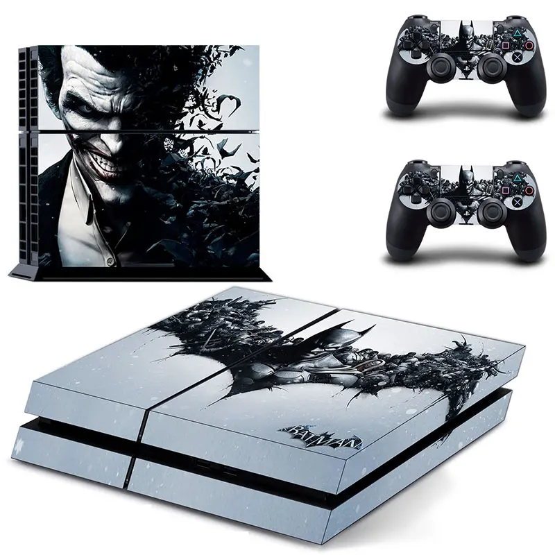 PS4 наклейка "Бэтмен" виниловая наклейка защитная обложка для sony PS4 консоли и 2 Dualshock контроллеров