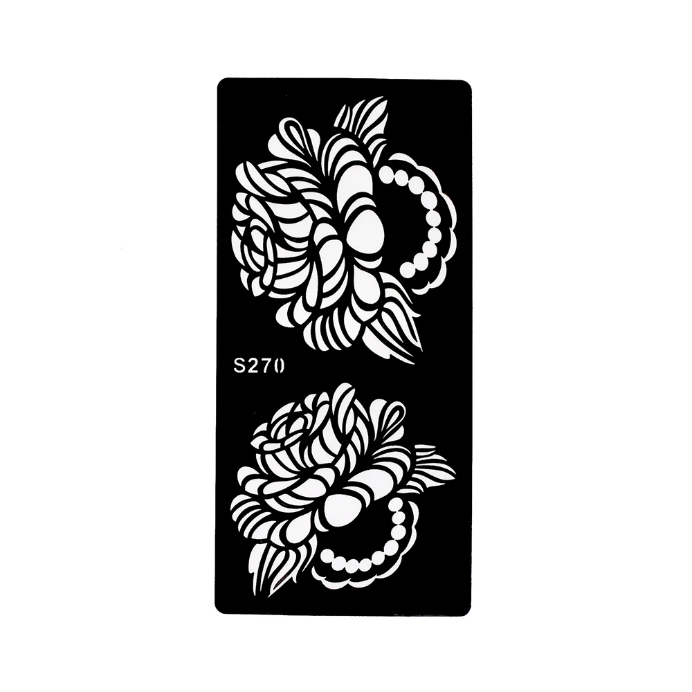 1 шт. оригинальный трафарет для татуировок хной женщин Женский Аэрограф боди арта