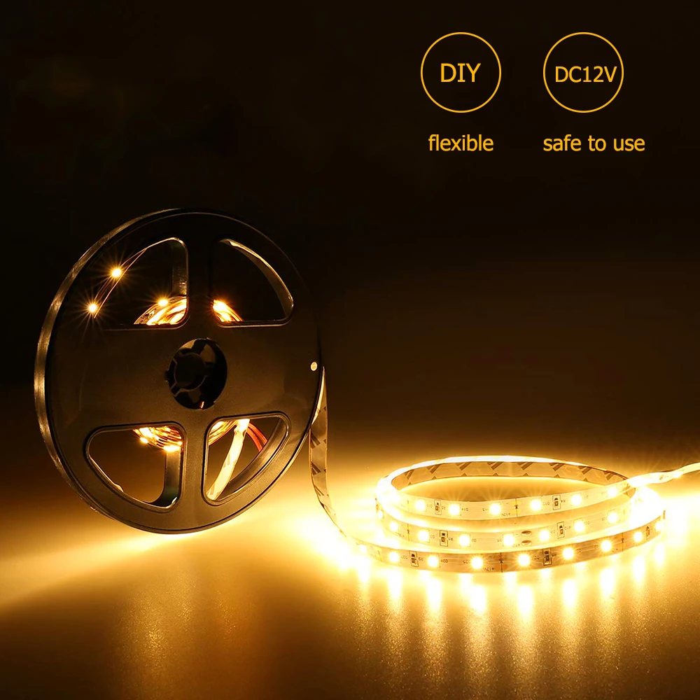 Светодиодная лента Strip12V SMD2835 60 светодиодов/м белый красный синий зеленый теплый 1