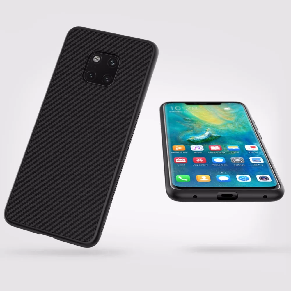 Чехол Nillkin из синтетического волокна для huawei mate 20 pro из углеродного волокна PP Shield задняя крышка чехол для huawei mate 20 pro