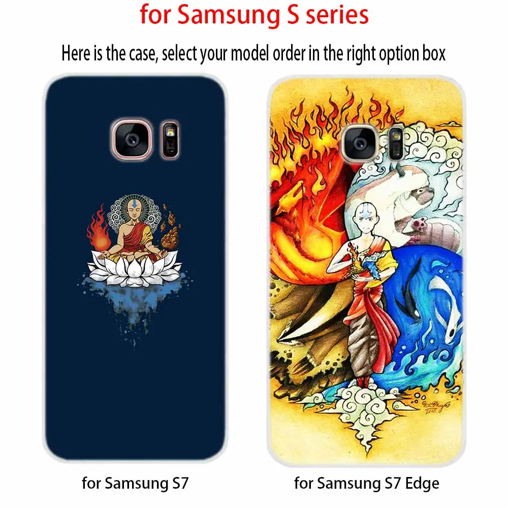 Чехол с рисунком для Samsung Galaxy S8 S9 S10 S20 S21 Plus Lite Ultra Cover S10E S7 Edge Avatar The Last Airbender