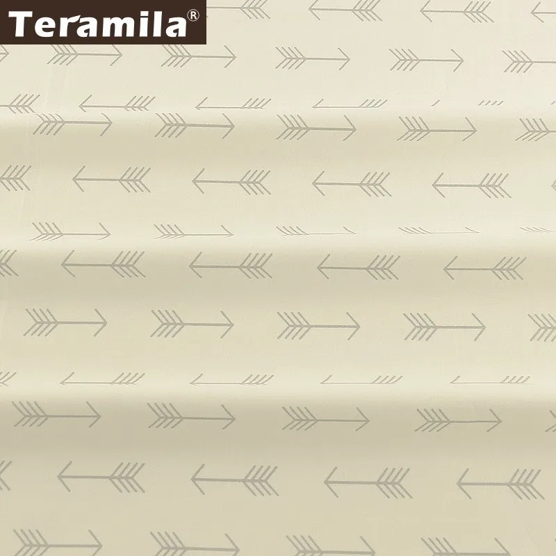 Teramila напечатанные стрелки 100% хлопок саржевая ткань метры Algodon DIY Одежда Tecido