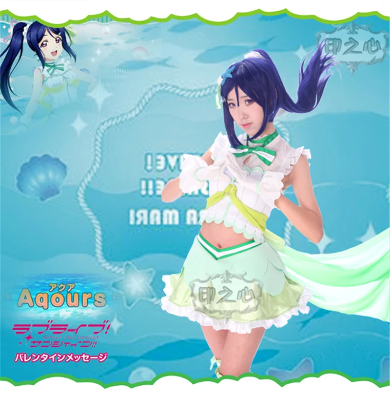 Обувь в стиле аниме Живая Любовь солнце Aqours Kanan Koibininaritai аквариум любовь Косплэй