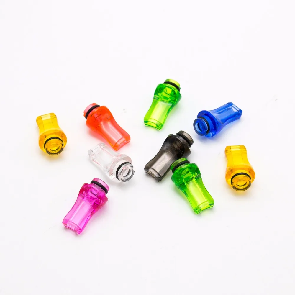Quartz Banger 100 шт. 510 пластиковый плоский дрип тип для V8 Baby RDTA распылитель электронной
