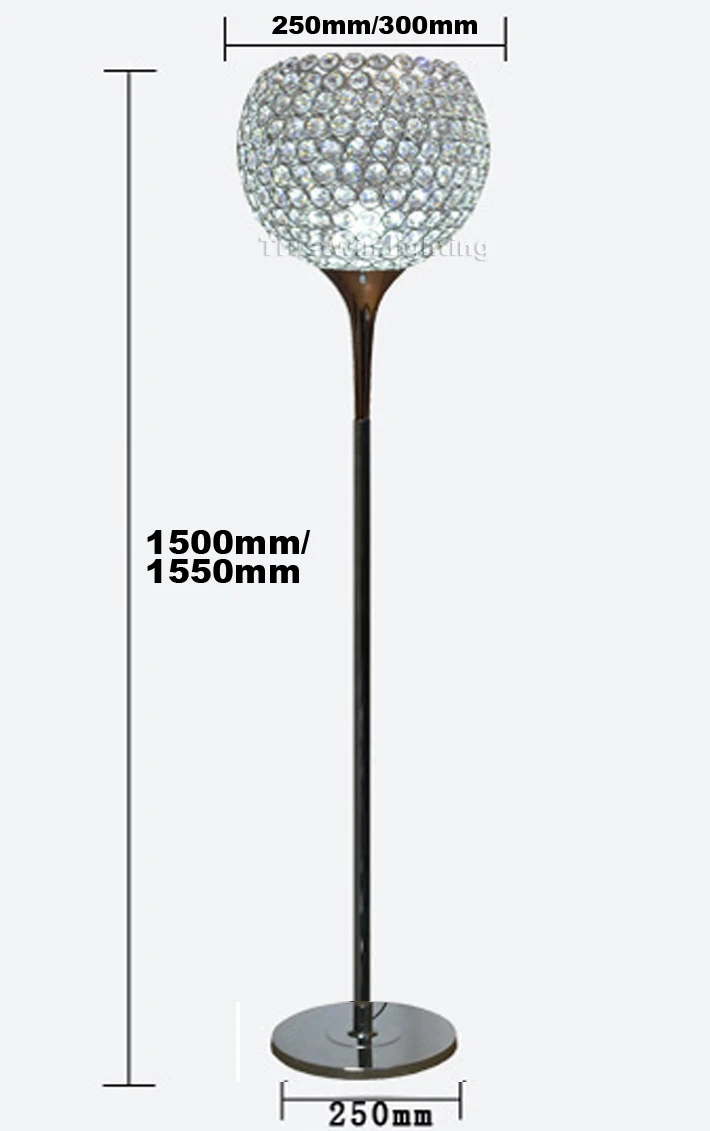 Американский Европейский классический фойе подставка круглый шар кристалл