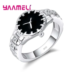 Novelty Gifts Jewelry Mysterious Crystal Stone Birthday Anniversary Watch Model 925 Sterling Silver  in Pakistan