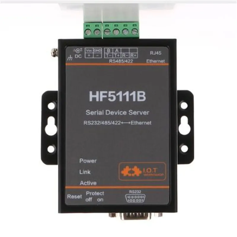 Wifimodule 5111B RJ45 RS232/485/422 последовательный в Ethernet Бесплатный RTOS 1-портовый серверный