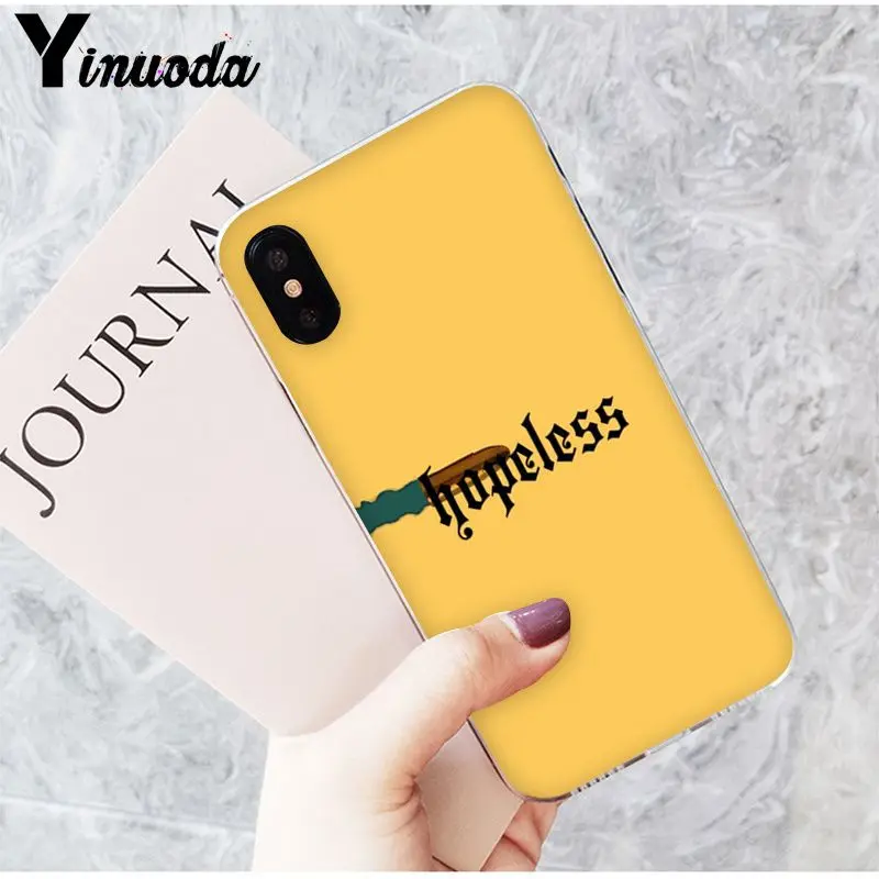 Чехол Yinuoda Halsey для мобильного телефона Apple iPhone 8 7 6 6S Plus X XS MAX 5 5S SE XR|Бамперы| |