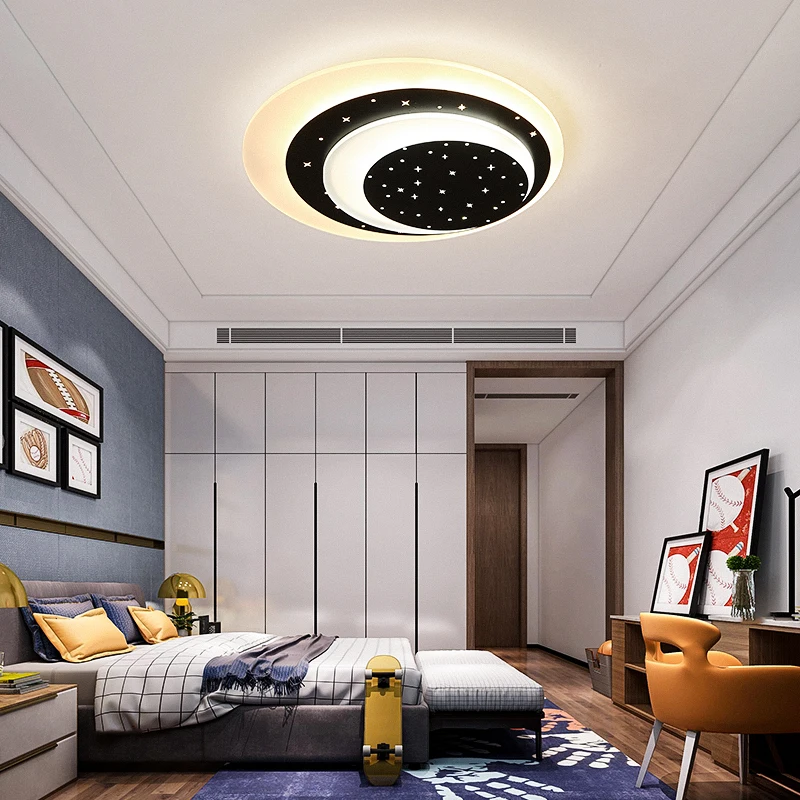 Children's room lamp bedroom simple modern boy girl cartoon creative stars led ceiling | Лампы и освещение