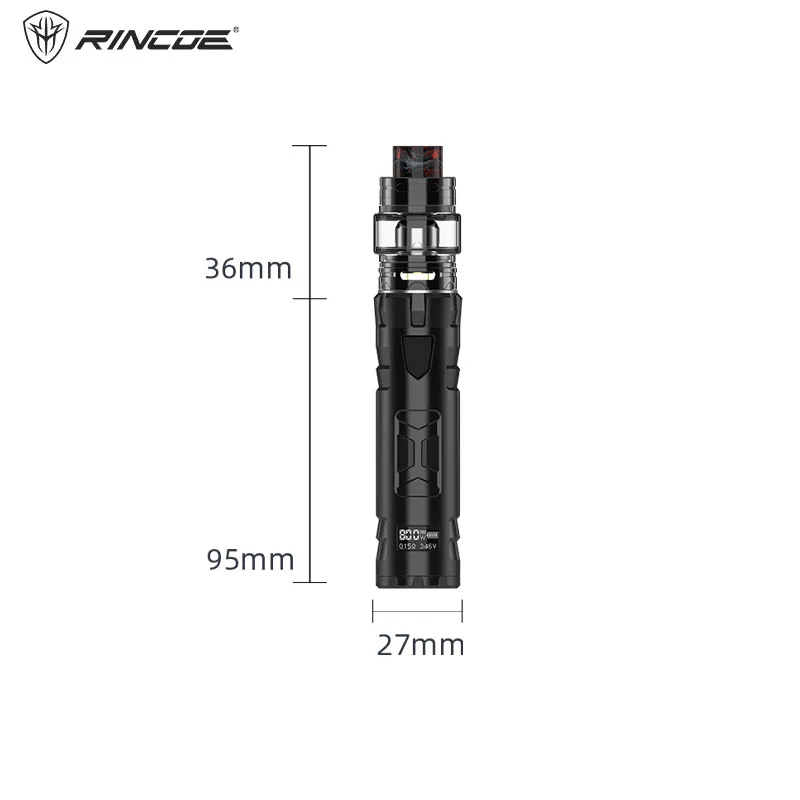 Origianl Rincoe Mechman 80 Вт сетчатый набор Vape питание от 18650 батареи бак 4 5 мл