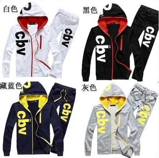 Мода 2017 г. Для мужчин Толстовки костюмы комплект одежда летние повседневные