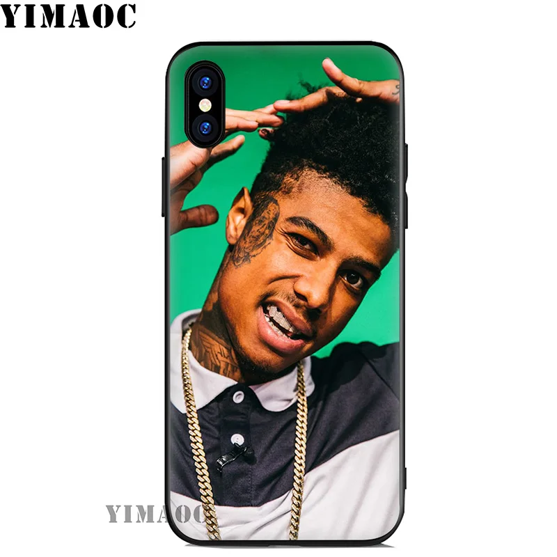 YIMAOC рэпер певец Blueface Мягкий силиконовый чехол для iPhone 11 Pro Xr Xs Max X или 10 8 7 6 6S Plus 5 5S SE