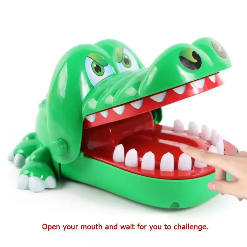 

Baby toys Large Crocodile Jokes Mouth Dentist Bite Finger Game Joke Fun Funny Crocodile Toy Antistress Gift Kids Family Prank