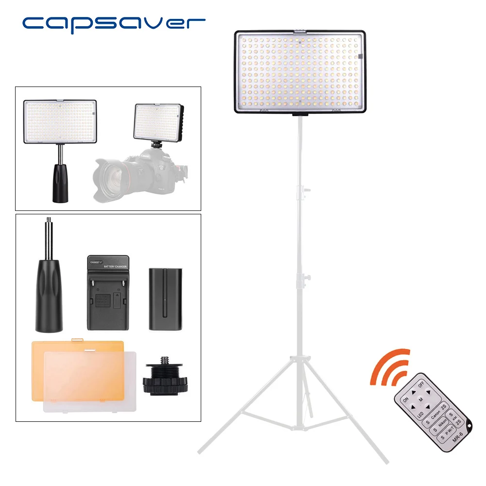 Capsaver TL 240S светодиодный видео свет ручной студийная световая панель лампа 3200 K/5600 K
