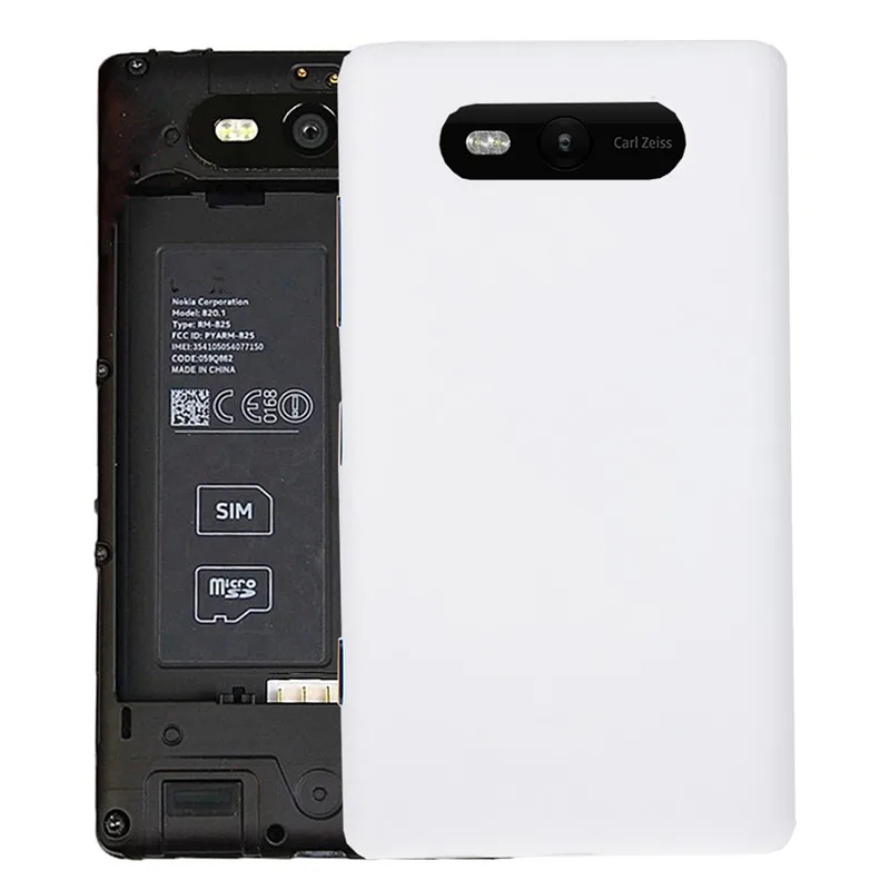 Одноцветный аккумулятор NFC задняя крышка для Nokia Lumia 820|Корпусы и рамки мобильных