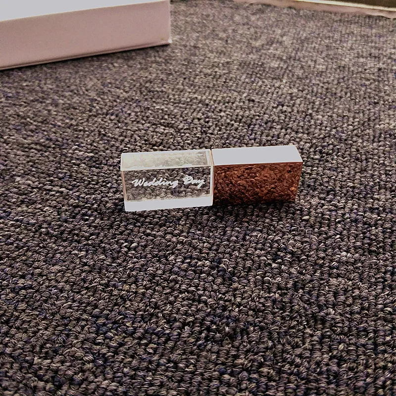 Флэш накопитель USB 2 0 с индивидуальным логотипом цвета розового золота флеш