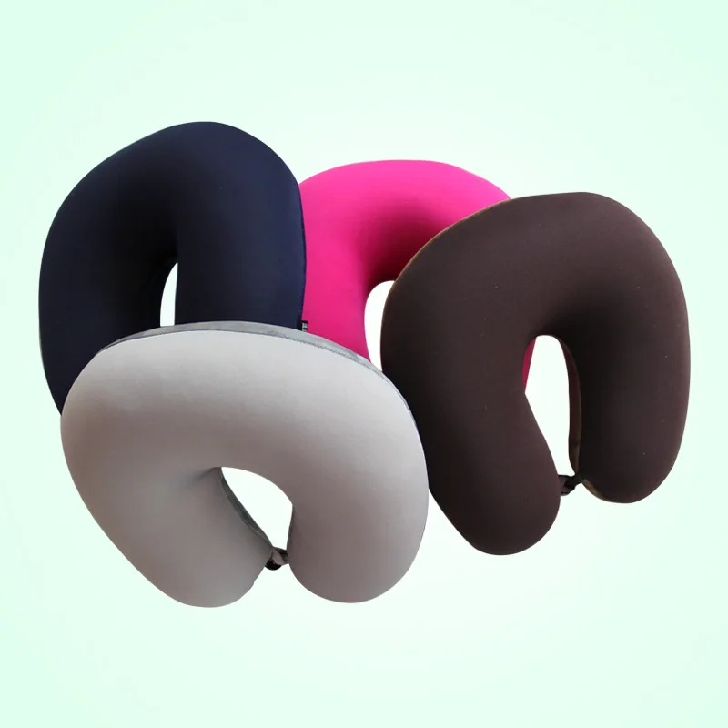 Инновационная U-образная дорожная подушка для массажа шеи с питанием от USB