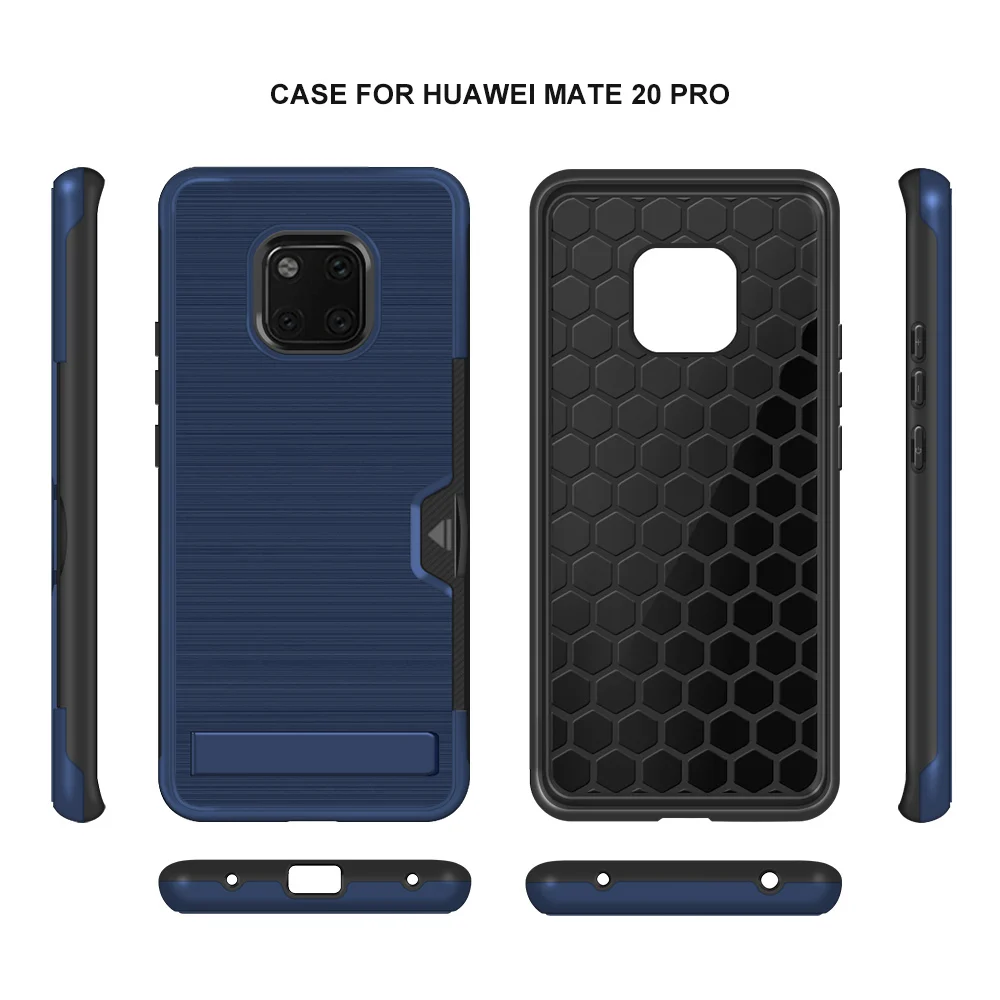 Fundas Luxury Cover Phone For Huawei Mate 20 Case Protect Anti fall Pro with card Pocket Capa |