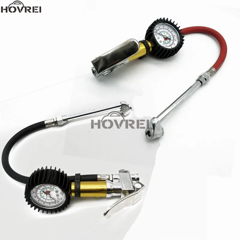 Новый Авто Грузовик Мотоцикл пистолет гибкий шланг 220PSI 1/4 &quotNPT датчик давления в