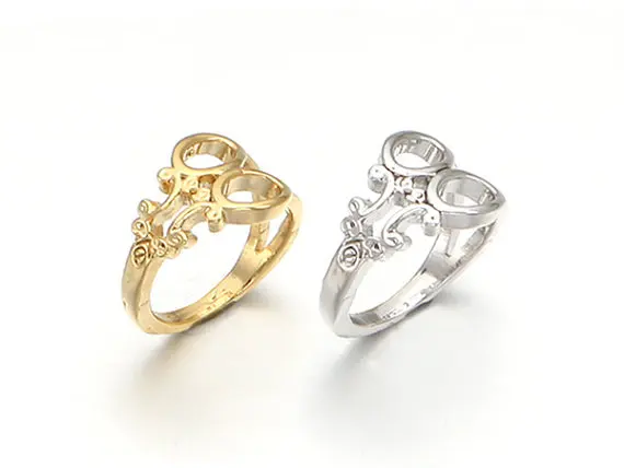 Стимпанк миниатюрный кольцо с ножницами для Для женщин Нежный в форме Обёрточная Бумага группа парикмахера