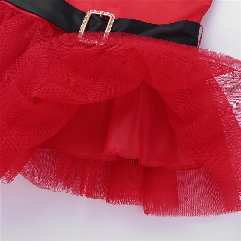 Рождественское платье-пачка для маленьких девочек 2018 новогодний праздничный