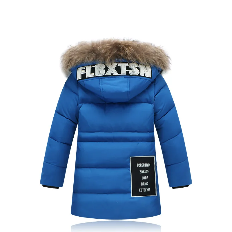 2017 Boys Down Jacket Medium Length New Winter Style Coats Children Outerwear Very Warm Cotton |