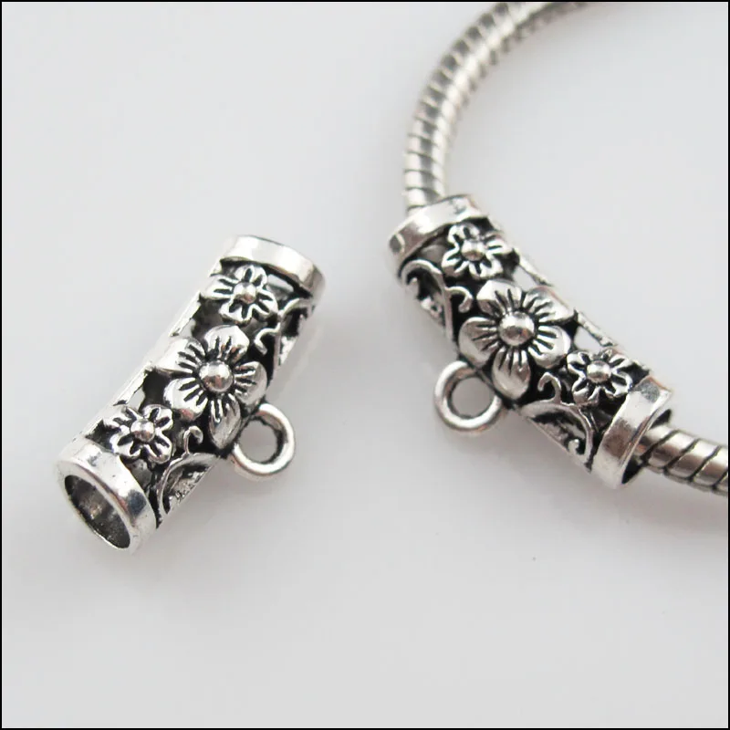Новый 20 шт тибетские серьги подвески с цветочным украшением из чистого Подвески