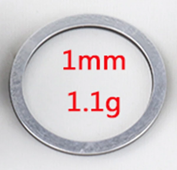 1mm black 20 шт. 1 1,5 2 2,5 4, 5, 6, 10 12,5 14,5 26 мм Алюминий 6061 шайба велосипед велосипедные рулевые штока набор разделителей трещотки для велосипеда исправить ремонт - Цвет: 1mm black