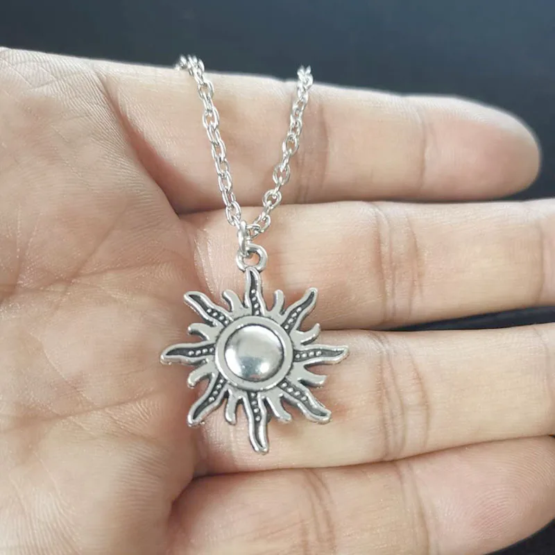 Новое Сверхъестественное ожерелье s для мужчин женщин Bijoux винтажное ожерелье с подвеской Солнце Луна лучший друг дружба колье подарок на праздник