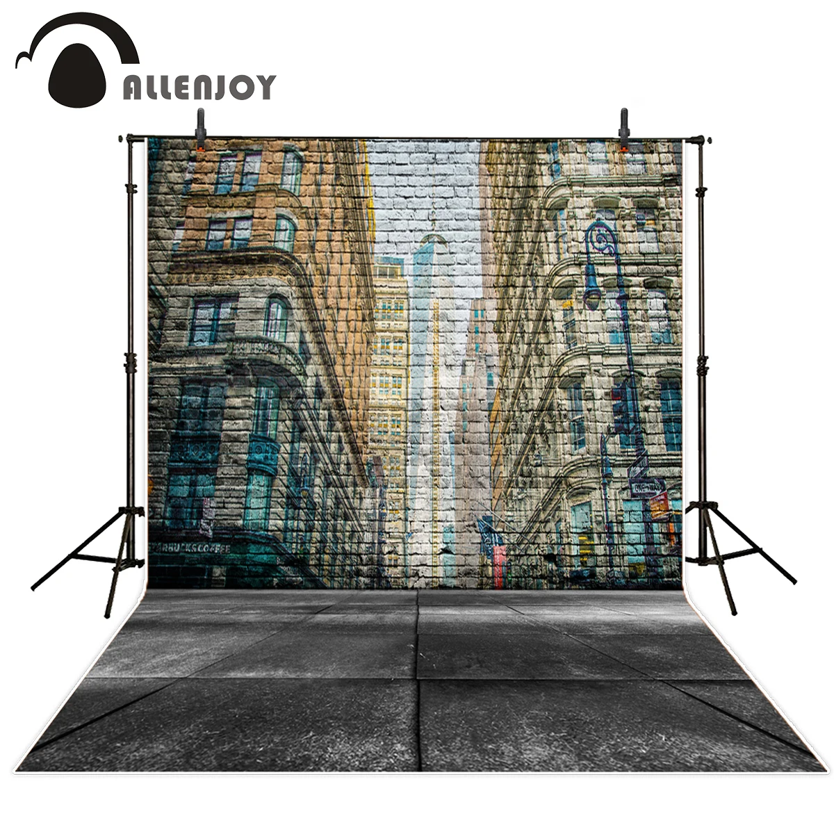 Allenjoy кирпичный фон для фотографии citys treet современный фантазийный оригинальный