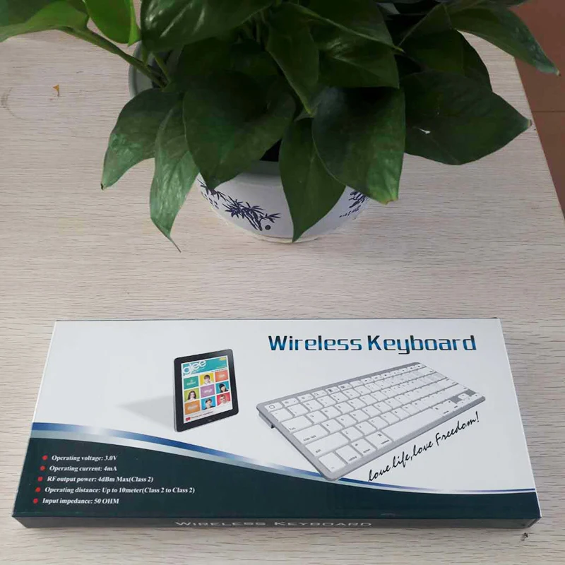 Wireless Keyboard Bluetooth 3.0 Ultra thin Quiet 78 keys Keyboards For IOS Android Tablet PC Windows iPad Smartphone | Компьютеры и