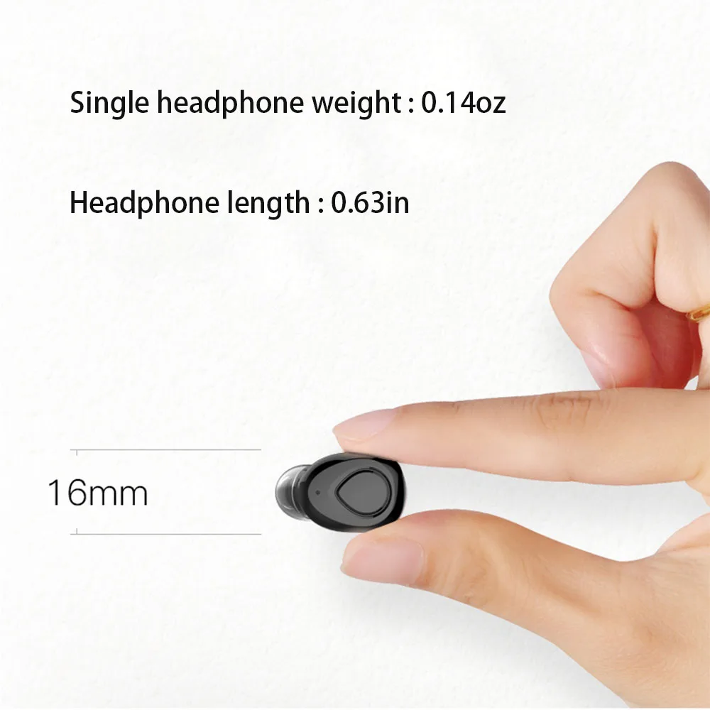 X18 мини бинауральные True Беспроводной Bluetooth наушники Шум снижение Hi-Fi стерео Спорт