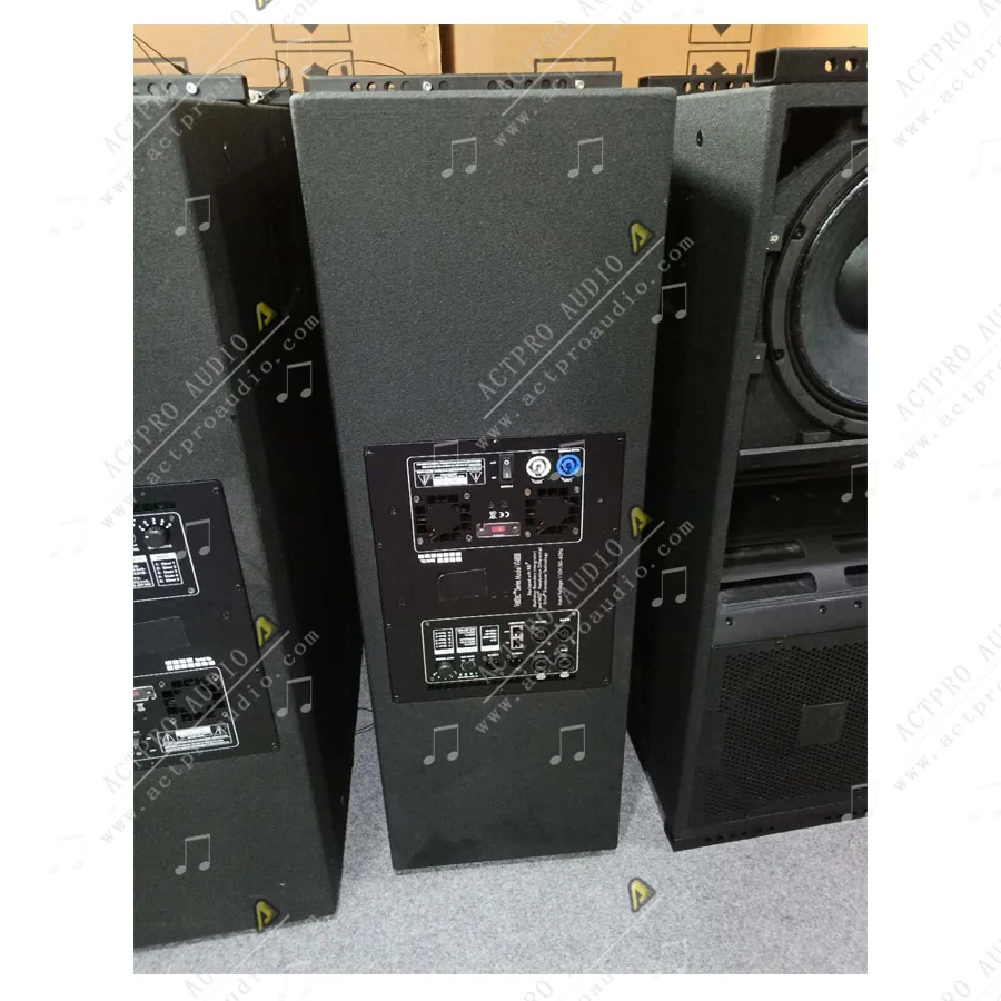 VT4888 двойной 12 дюймов двойной 18 дюймов сабвуфер активный aine массив акустическая система Крытый открытый для сценического громкоговорителя