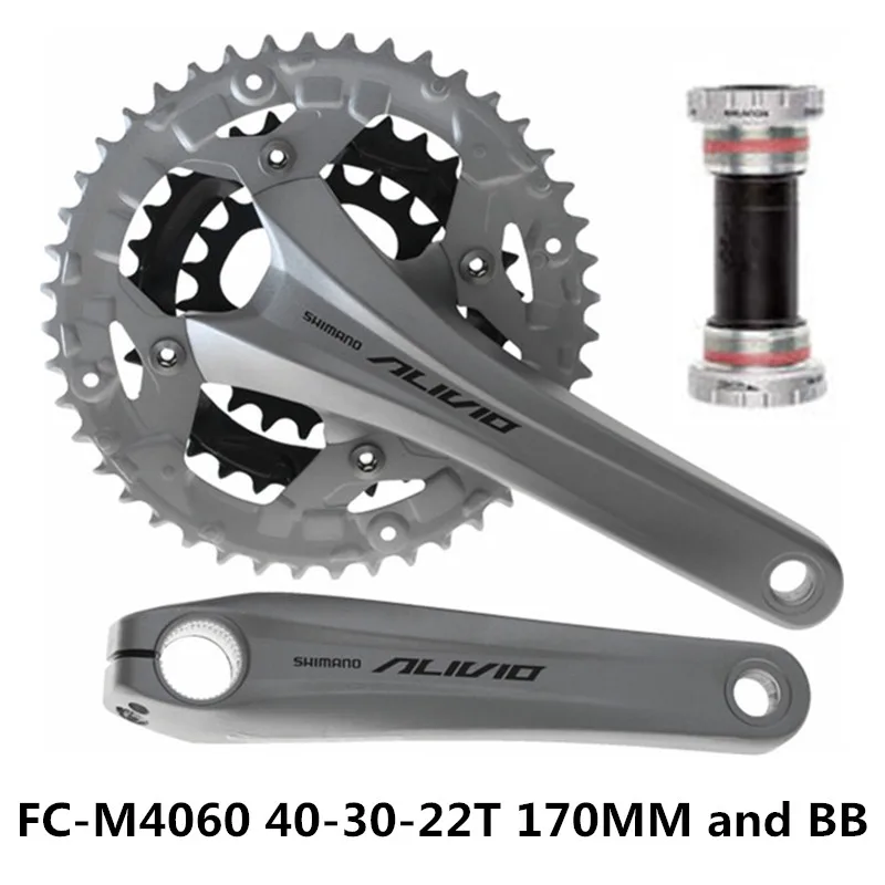 Абсолютно новая Оригинальная подлинный SHIMANO ALIVIO FC M4050/FC M4060 170 мм Звездочка 9/27