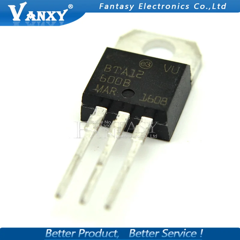 10 шт. BTA12 600B 220 600 TO220 Новый и оригинальный IC| |
