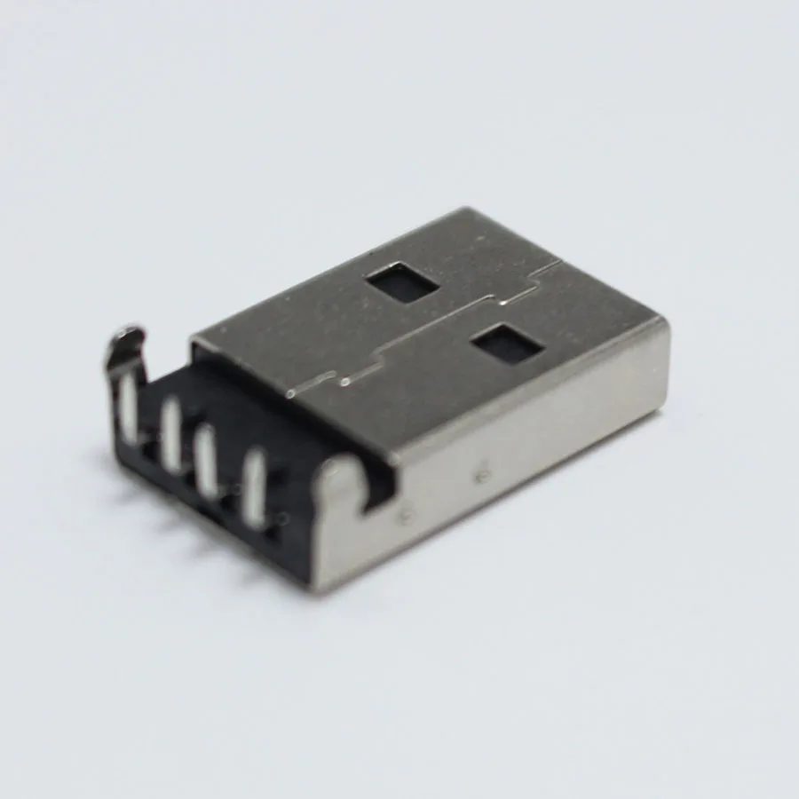 10 шт. Разъемы USB типа A папа 90 градусов|Соединители| |
