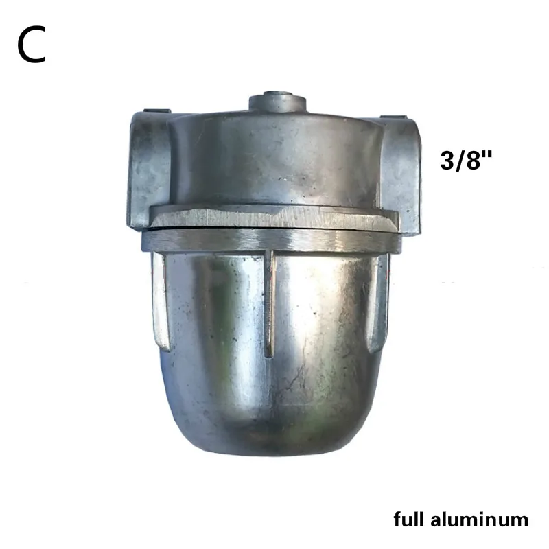25L/H CX масляный фильтр полностью алюминиевая прозрачная чашка 1/4 &quot3/8&quot Малый