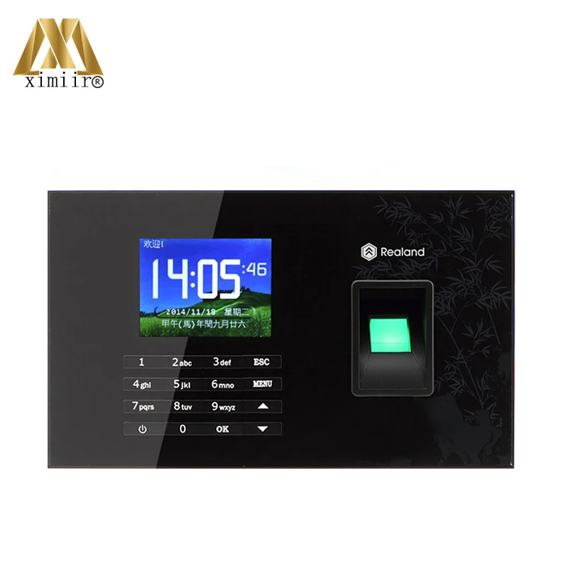 Color Screen TCP/IP Fingerprint Time Attendance with 125KHz RFID Card Reader Support P2P Function A-C051 Recording | Безопасность и